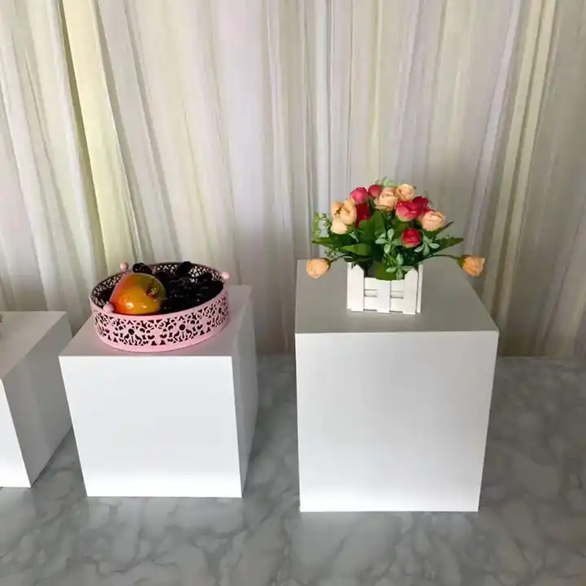 5 ชิ้น/เซ็ต) ตกแต่งโต๊ะขนมหวาน - Display Risers Set บทวิจารณ์และราคา